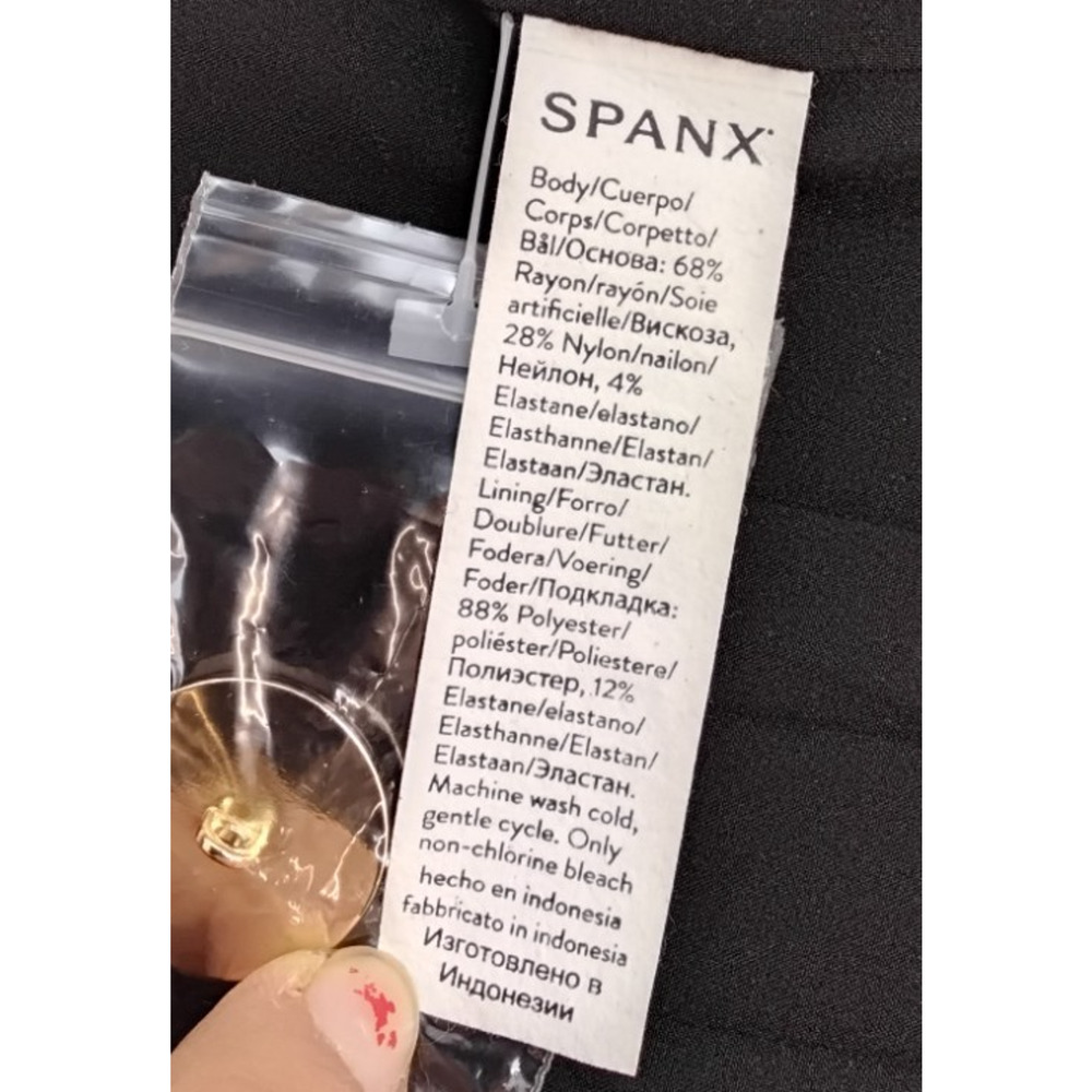 Spanx Perfect Asym Tailored Blazer Black Women's Small NWT #Z5242 - Picture 10 of 16